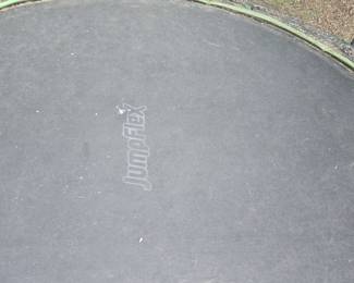 Jumpflex Trampoline with slide, ladder and enclosure $250