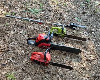 View 2 of Lot of chainsaws $75