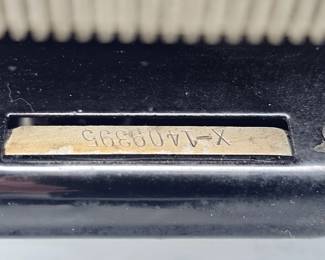 Serial Number for Royal Typewriter $300