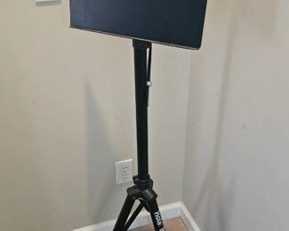 Music or Electronic stand. IT can do many angles or go flat. $50
