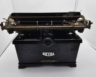 Back View of Royal Typewriter $300