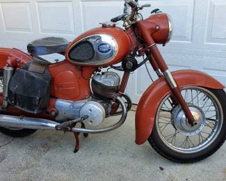 1960 Sears AllState Motorcycle Comes with Bill of Sale, Runs, Drives, needs new tires.  $2200 