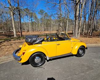 Top Down and Ready to Ride 1977 VW Convertible Bug, Comes with Bill of Sale $8200