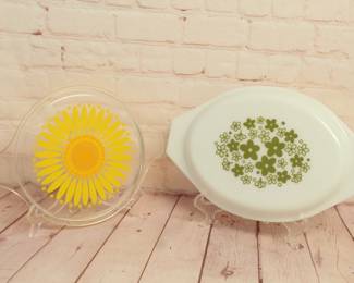 Pyrex Daisy & Spring Blossom Lids