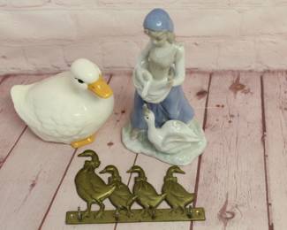 Vintage Goose Decor Mixed Lot