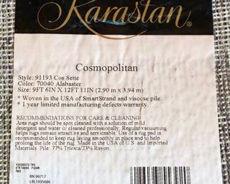 9'6" x 12' 11" Karastan Cosmopolitan Area Rug