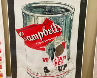 ANDY WARHOL "Big Torn Campbell's Soup Can" Print