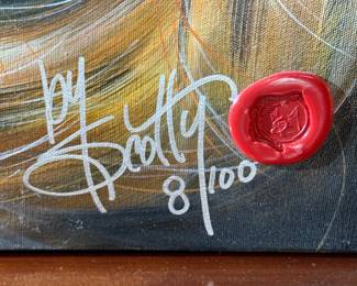 Signed Limited Edition "Captivated" by SCOTTY ZIEGLER with Limited Edition Necklace