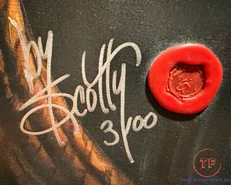 Signed Limited Edition "Save a Horse" by SCOTTY ZIEGLER with Limited Edition Necklace