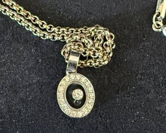 Chopard Happy Diamonds 18kt White Gold Diamond Necklace