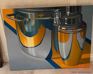 Original Oil on Canvas "Banded Shaker" by MERRILL PETERSON