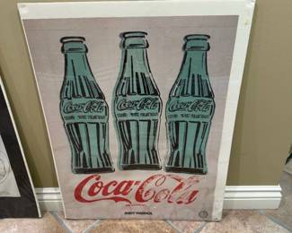 ANDY WARHOL "3 Coke Bottles" Print