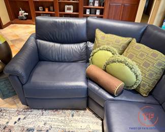 NATUZZI Powered Leather Sectional 