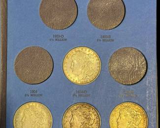 Morgan SILVER Dollar Coin Book