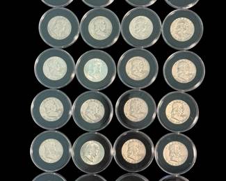 Franklin SILVER Half Dollars