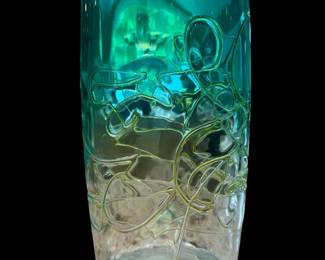 Vintage Murano Glass Vase by ALFREDO BARBINI