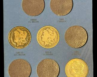 Morgan SILVER Dollar Coin Book