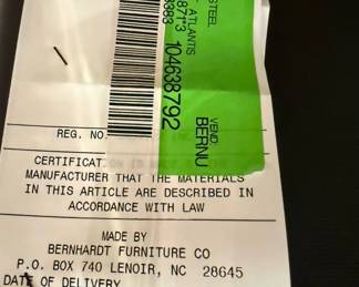 BERNHARDT Modern Chrome and Leather Lounge Club Chair