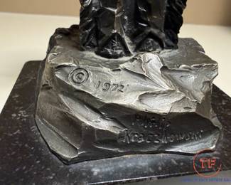 "Oh Great Spirit" Pewter Sculpture by Phillip Kraczkowski