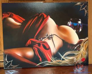 Signed Limited Edition "Captivated" by SCOTTY ZIEGLER with Limited Edition Necklace
