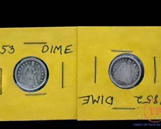 SILVER Seated Liberty Dimes