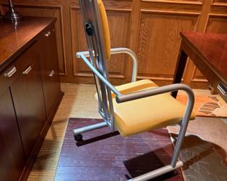 Aluminum Office Dining Arm Chair Warren McArthur/ Frank Lloyd Wright Style