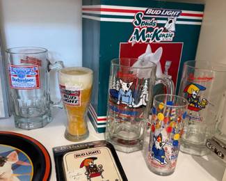 Vintage SPUDS MACKENZIE Barware