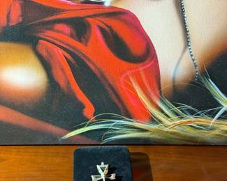 Signed Limited Edition "Captivated" by SCOTTY ZIEGLER with Limited Edition Necklace