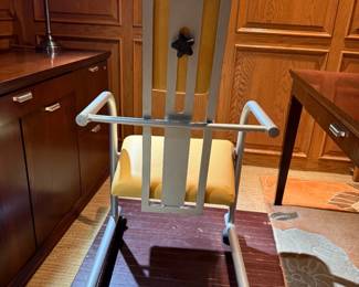 Aluminum Office Dining Arm Chair Warren McArthur/ Frank Lloyd Wright Style