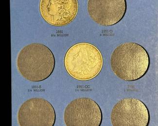 Morgan SILVER Dollar Coin Book