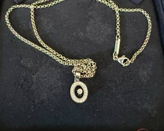 Chopard Happy Diamonds 18kt White Gold Diamond Necklace