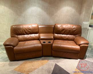 Move in Style Leather Loveseat