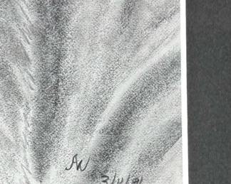 Original Native American Pencil Drawing