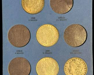 Morgan SILVER Dollar Coin Book
