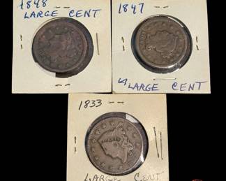 Coronet Head Large Cents