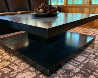Pedestal Square Coffee Table