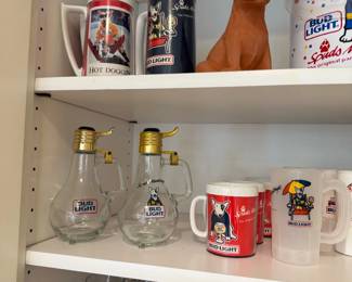 Vintage SPUDS MACKENZIE Barware