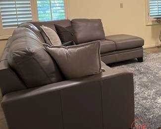 PALLISER Leather Sectional