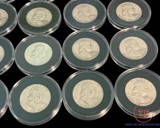 Franklin SILVER Half Dollars