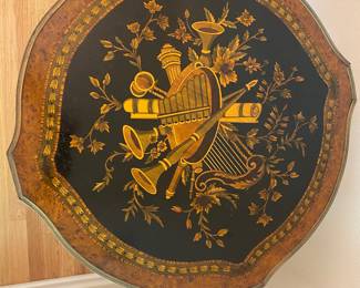 Top of ornate table