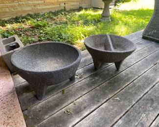 Giant molcajetes