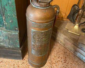 Antique fire extinguisher 