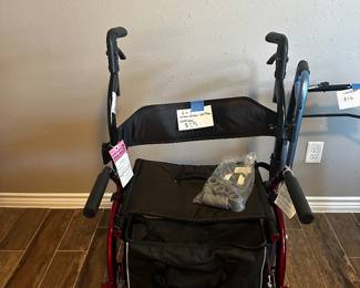 Wheelchair combo walker