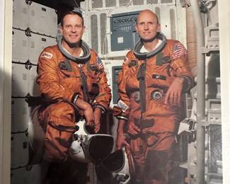 NASA Memorabilia Early Shuttle Astronaut photo