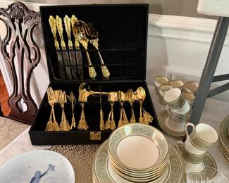 FB Rogers French Rose Gold-Plated Flatware