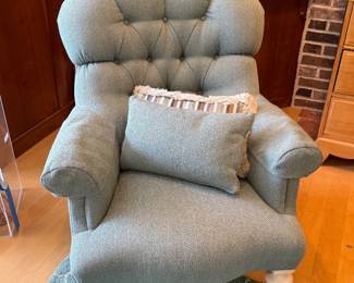 Ethan Allen Deep Tufted Armchair
