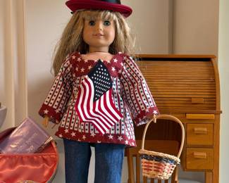 American Girl Doll and Rolltop Desk (Retired)