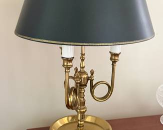 French Horn Bouillotte Lamp