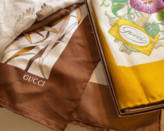 Gucci Silk Scarves 