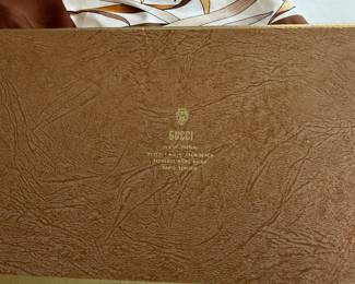 Vintage Gucci Scarf & Box